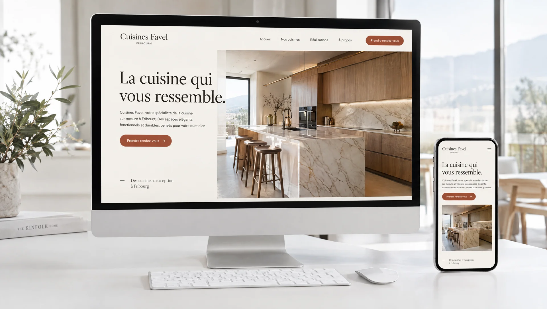 Site de démonstration Cuisines Favel, Cuisiniste · Fribourg